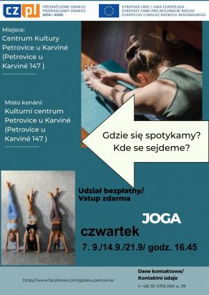 Proběhnou další lekce jógy 1