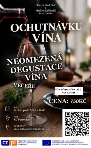 Ochutnávka vína SDH Dolní Marklovice